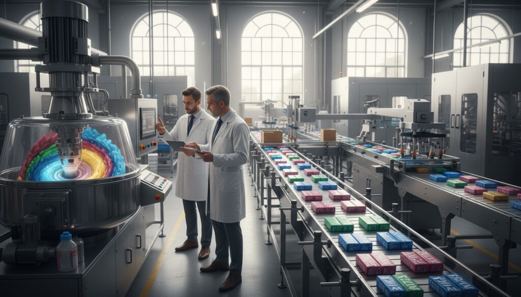 Chewing gum industry